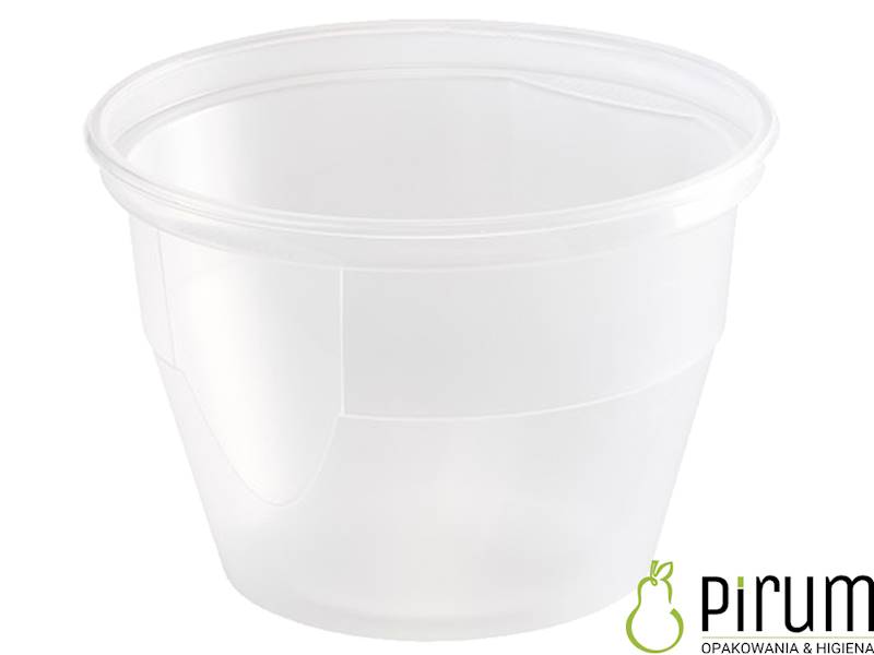 Pojemnik 570ml PP 127mm BEZBARWNY 50szt B230043