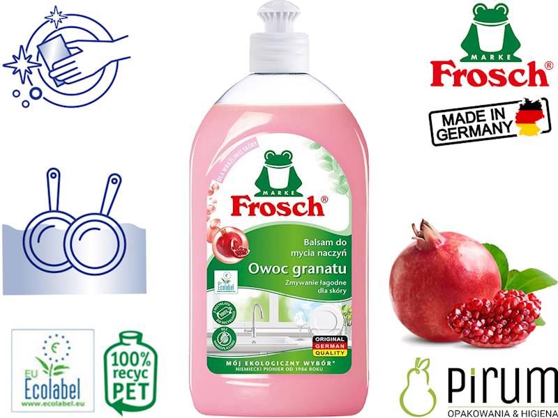 FROSCH 500ml Płyn do Mycia Naczyń GRANAT