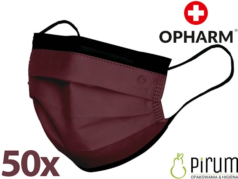 Maseczka Medyczna BORDO OPHARM® 50szt