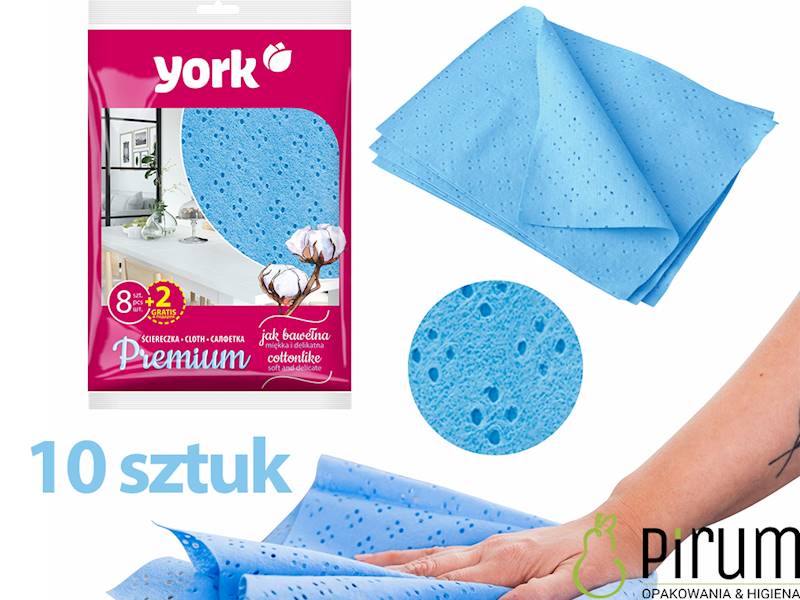 York Ściereczka PREMIUM jak Bawełna 8+2 GRATIS