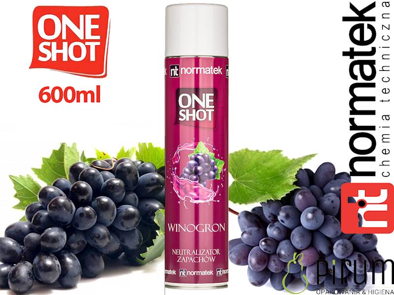 ONE SHOT 600ml BLACK GRAPE Neutralizator Zapachów
