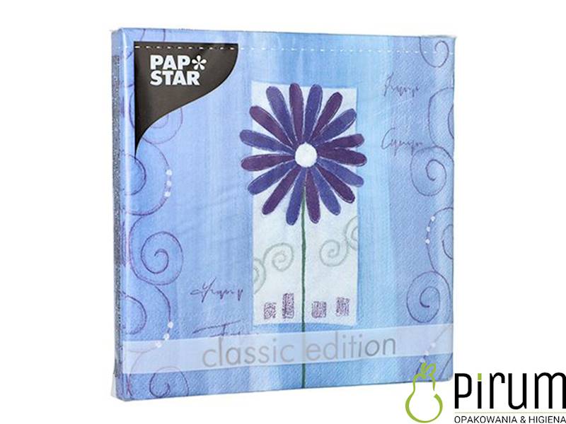 Papstar 89043 Serwetki 33cm 3w1/4 Classic Bl 20szt