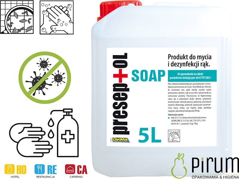 Preseptol 5L SOAP Mycie i Dezynfekcja Rąk