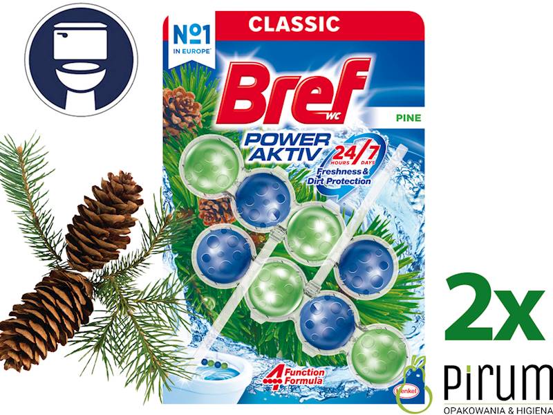 Bref 2x50g Power Aktiv WC PINE