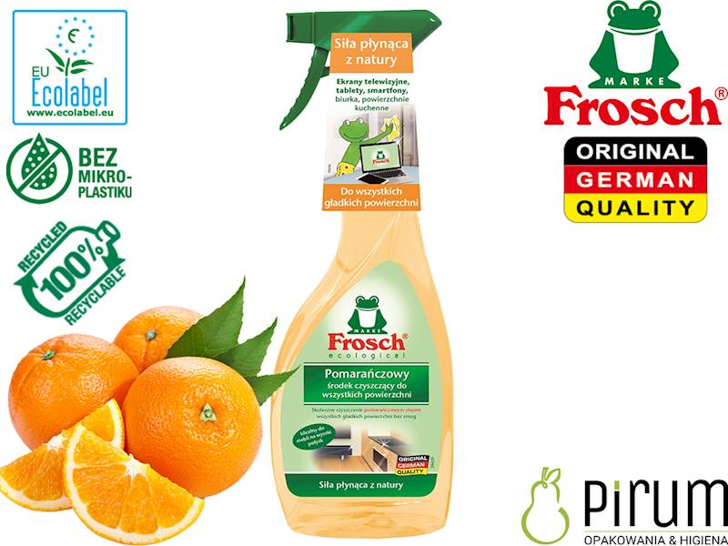 FROSCH 500ml Wszystkie Powierzchnie Pomarańcza