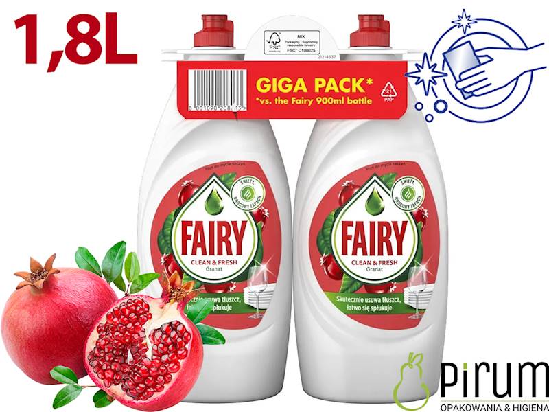 Fairy 2x900ml Granat Płyn do Naczyń