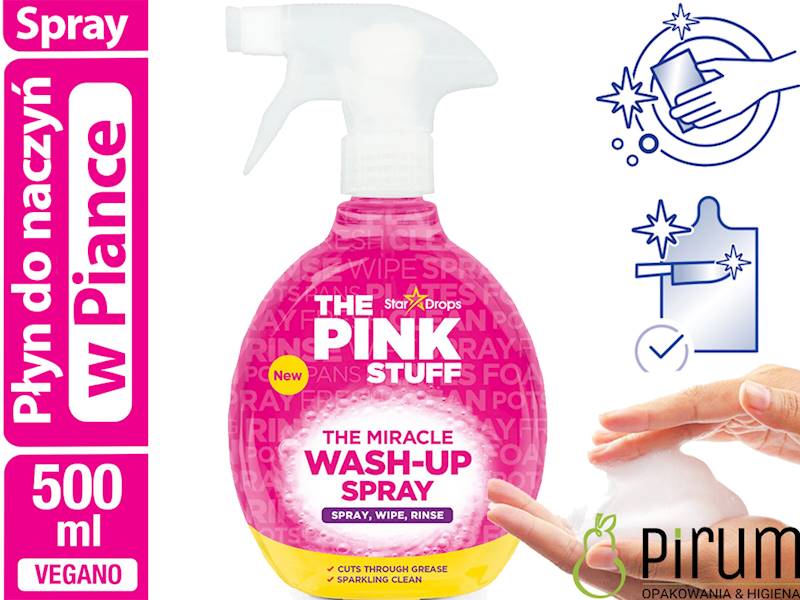 PINK STUFF 500ml Płyn do Mycia Naczyń w Piance