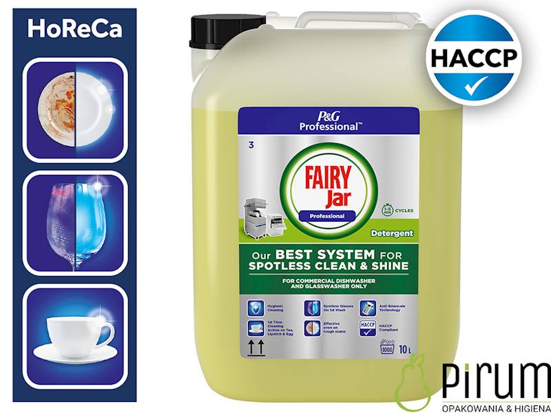 Fairy 10L DETERGENT Płyn Myjący do zmywarek