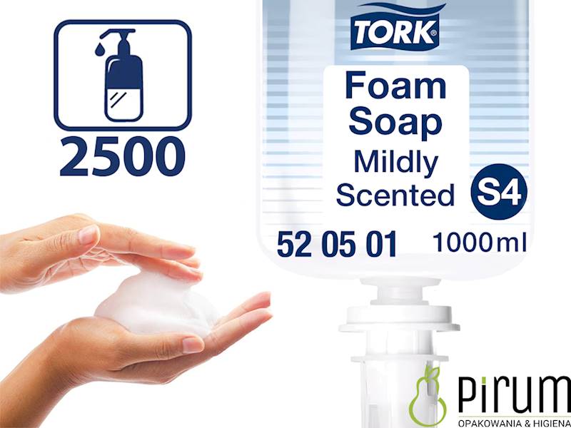 Tork 520501 S4 Delikatne Mydło w Piance MILD 1L 
