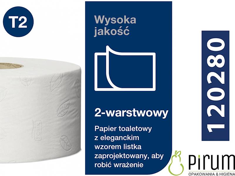 Tork 120280 Jumbo T2 Papier Toaletowy 2w 170m