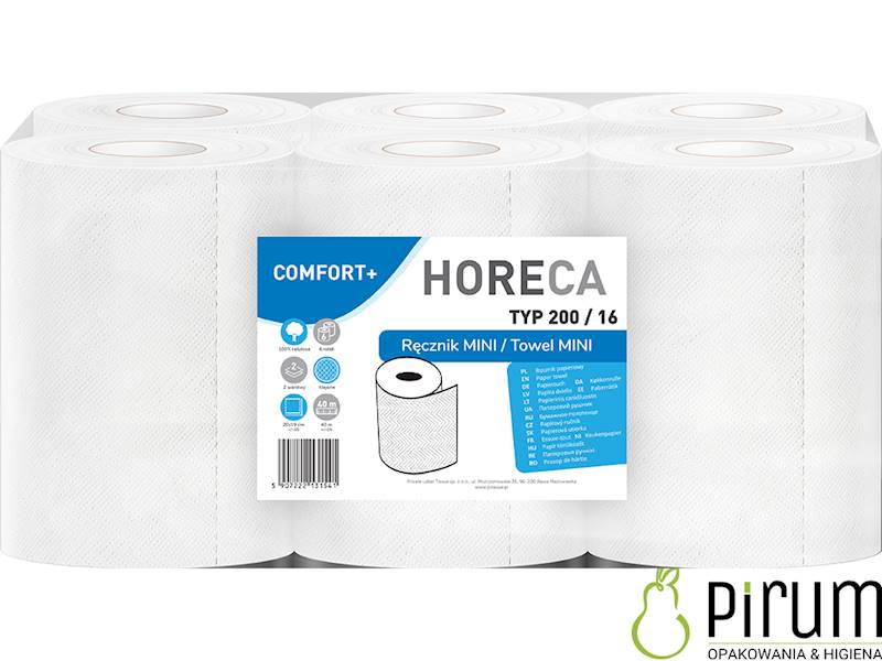 HORECA Comfort+ Ręcznik MINI 200 2w 40m 6szt 