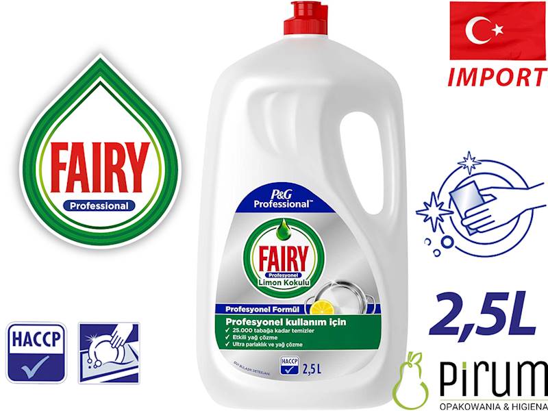 Fairy 2,5L PRO Lemon Płyn do Naczyń Turcja