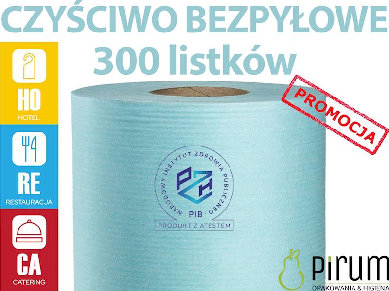 Czyściwo Rola 14cm / 110mb CLEAN Basic TURKUS 300