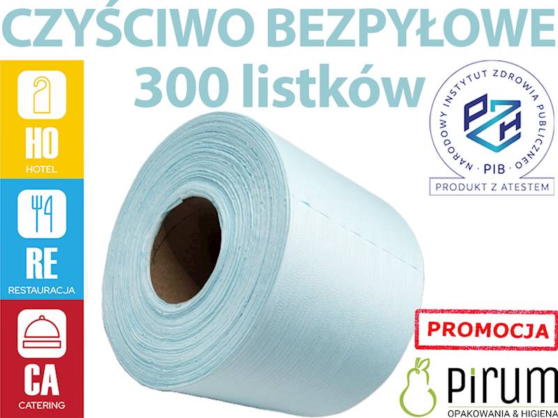 Czyściwo Rola 14cm / 110mb CLEAN Basic TURKUS 300