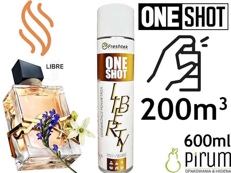 Freshtek 600ml One Shot Liberty Odświżacz