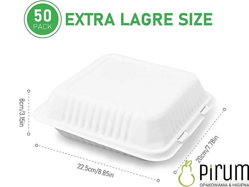 MenuBox 22x20cm 8" TRZCINA 46033 Papstar 50szt