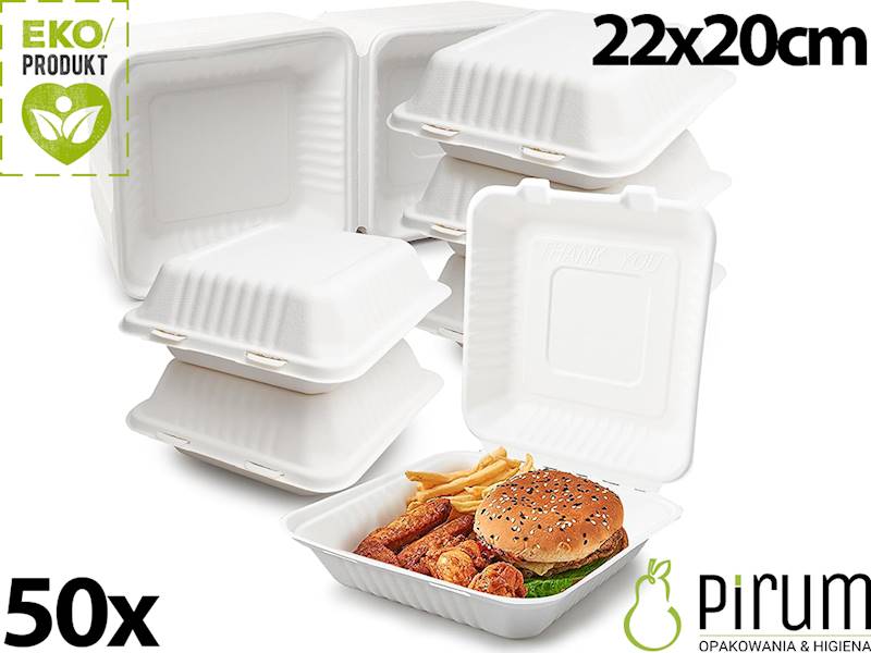 MenuBox 22x20cm 8" TRZCINA 46033 Papstar 50szt