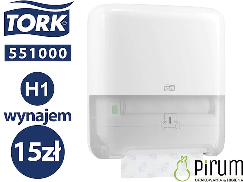 Tork Matic® 551000 Dozownik do ręczników H1 BIAŁY