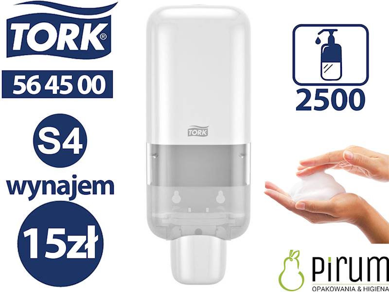 Tork 564500 Dozownik do mydła i pianki S4 BIAŁY