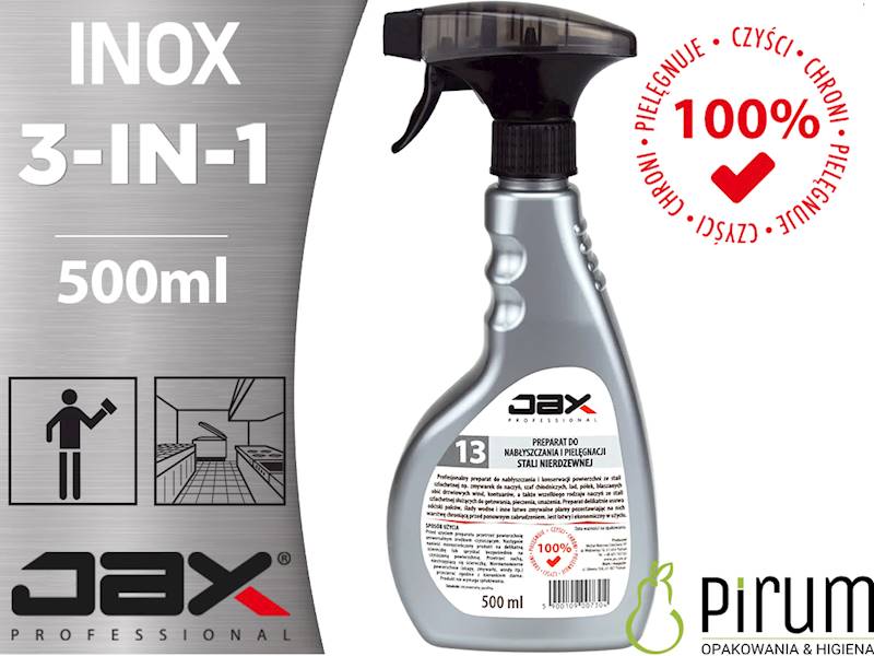 JAX 13" 500ml Preparat do Stali Nierdzewnej
