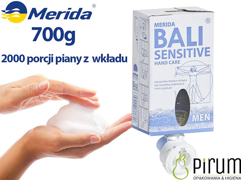 Merida 700g Mydło w Pianie BALI SENSITIVE