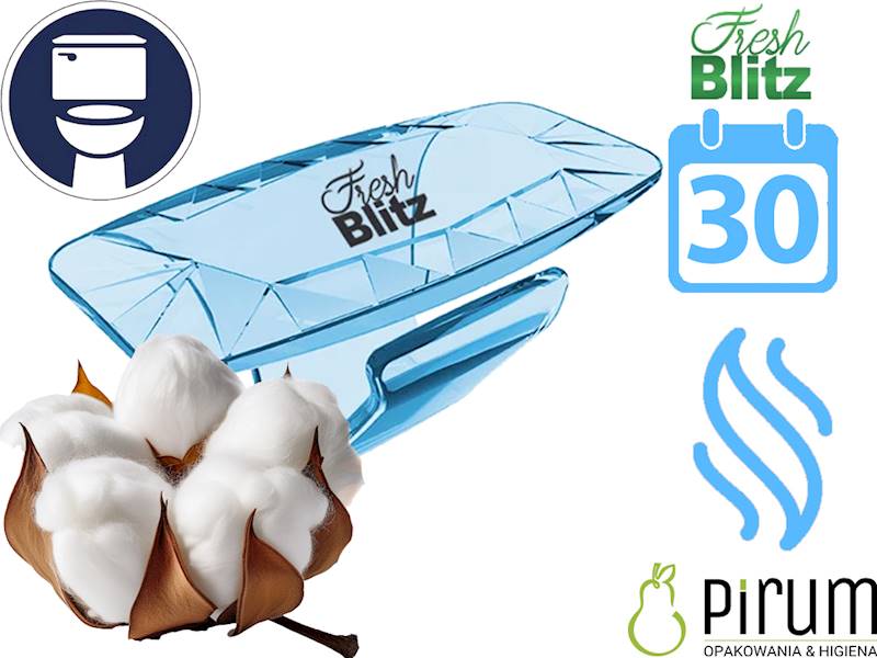 Fresh Blitz Toilet Clip Zawieszka KWIAT BAWEŁNY