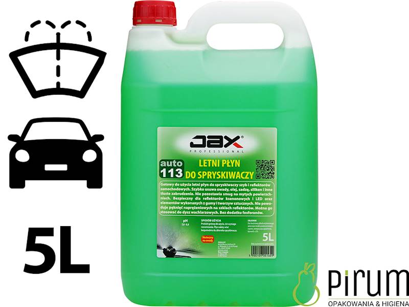 JAX 5L Płyn Letni do Spryskiwaczy