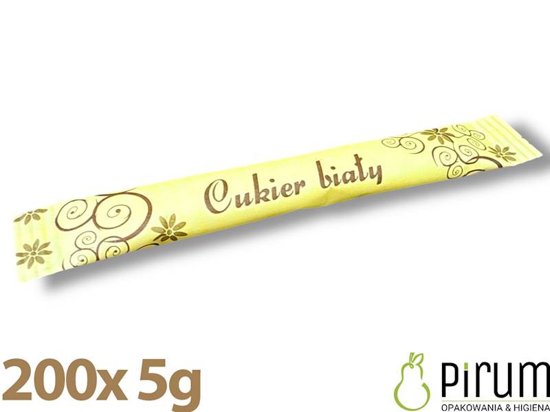 Cukier Biały 5g Saszetka Standard 200szt (1kg)