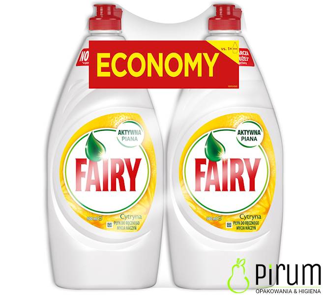 Fairy 2x900ml Cytryna Lemon Płyn do Naczyń