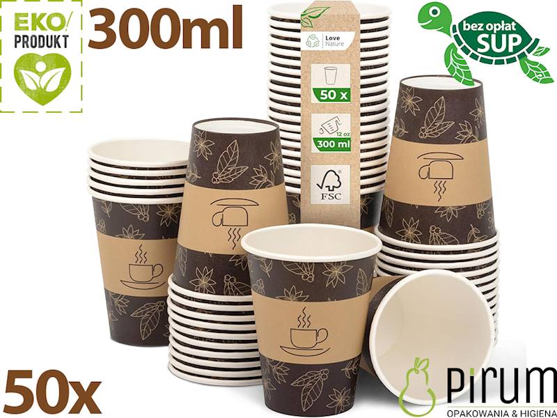 EKO Kubek 300ml 90mm 88044 Love Nature 50szt 