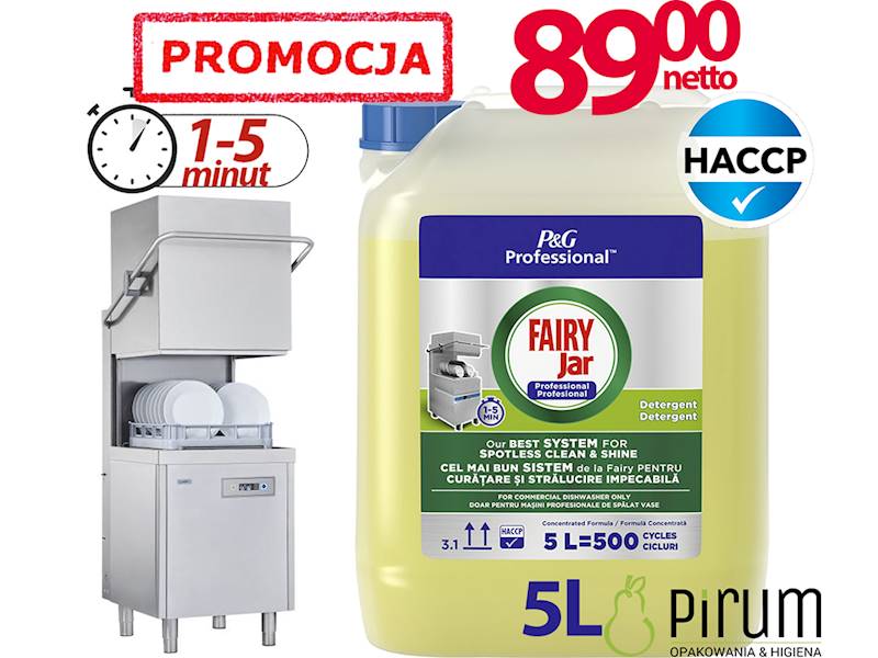 Fairy 5L DETERGENT Płyn Myjący do zmywarek