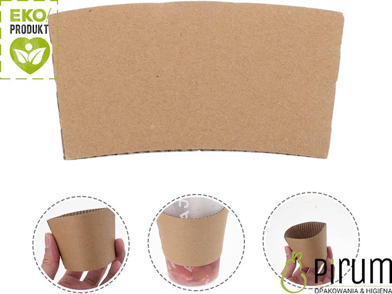 Opaska PAP 90mm na kubek 300ml 76490 Wimex 100szt