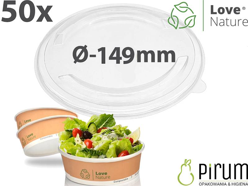 Przykrywka 149mm PET 77009 Love Nature 50x 
