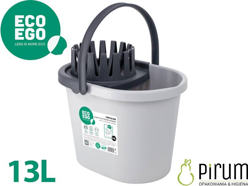 Eco Ego Wiadro 13L CIRCULAR Wyciskacz OKRĄGŁY