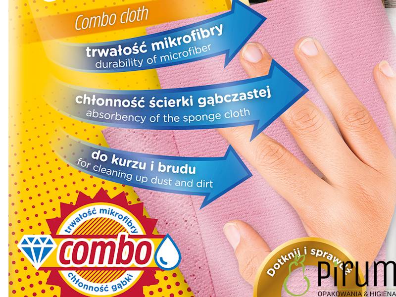 Amigo Ścierka Mikrofibra COMBO powlekana PU