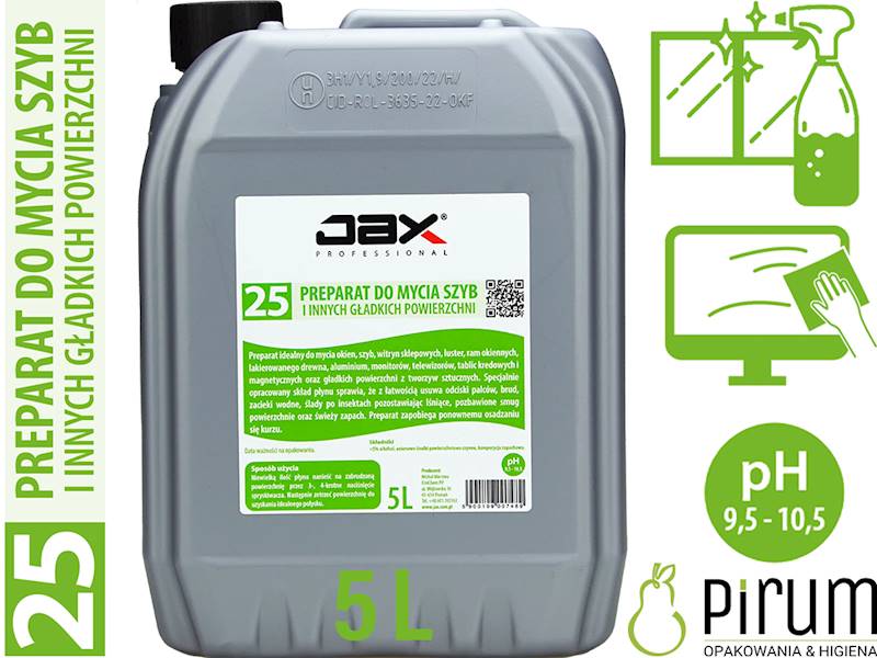 JAX 25" 5L Do Mycia SZYB i Gładkich Powierzchni