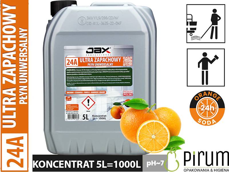 JAX 24A" 5L ORANGE SODA Uniwersalny Zapachowy