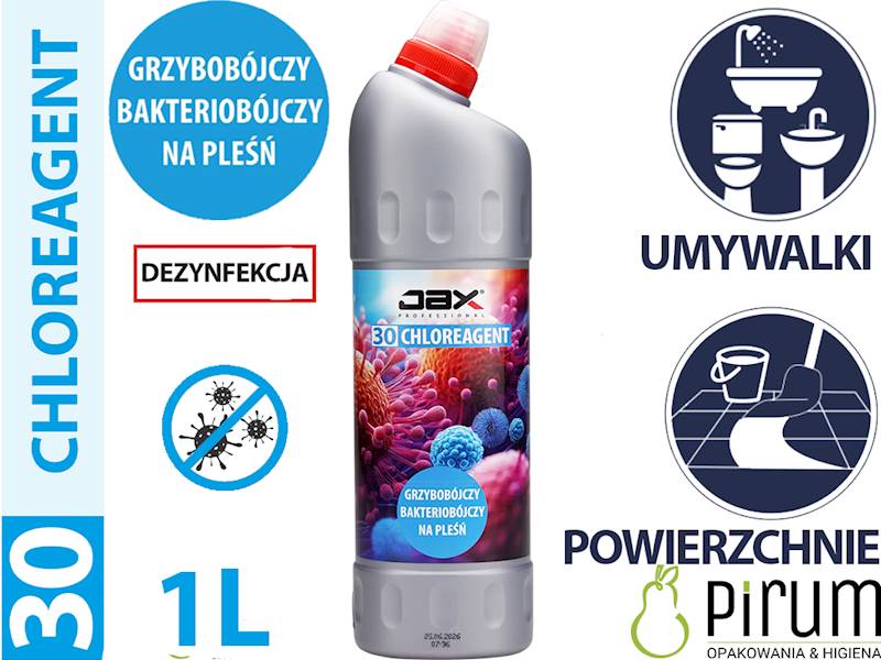 JAX 30" 1L CHLOREAGENT Mycie i Dezynfekcja Dziubek