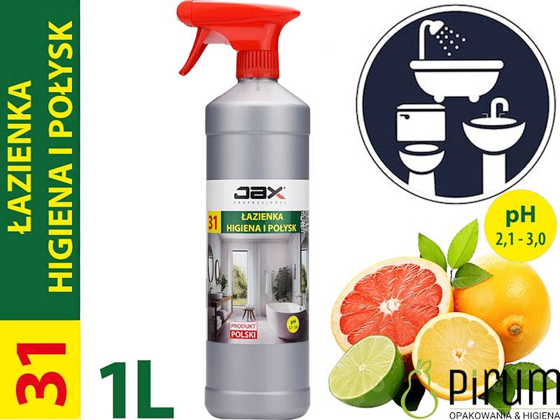 JAX 31" 1L ŁAZIENKA Higiena i Połysk- Spray