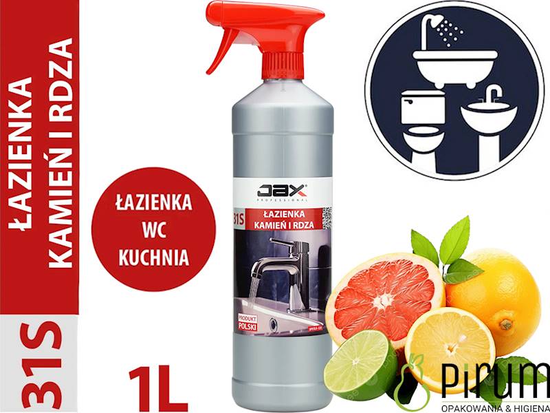 JAX 31S" 1L ŁAZIENKA KAMIEŃ I RDZA- Spray