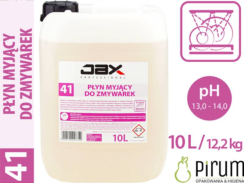 JAX 41" 10L Płyn Myjący do ZMYWAREK 