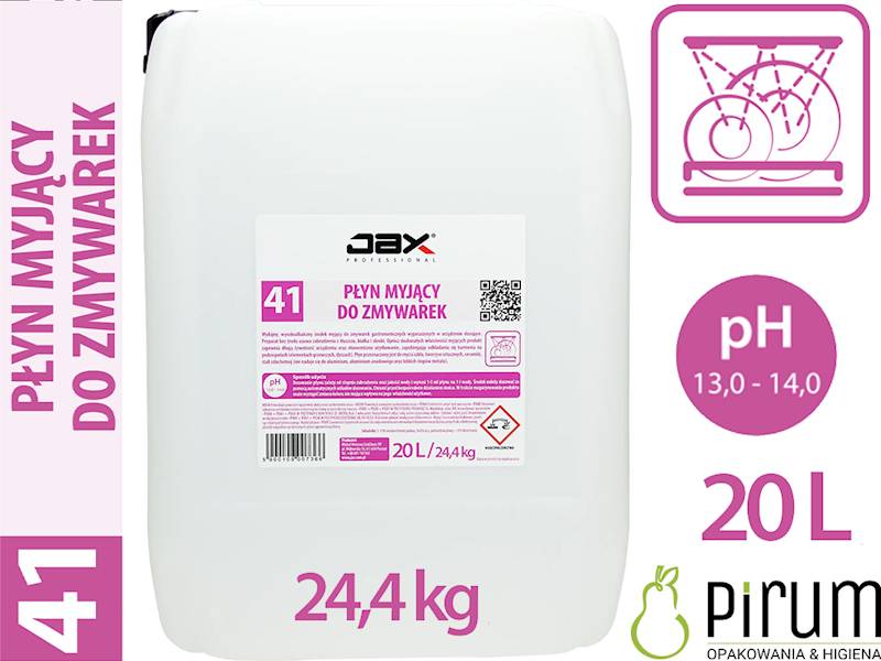 JAX 41" 20L Płyn Myjący do ZMYWAREK