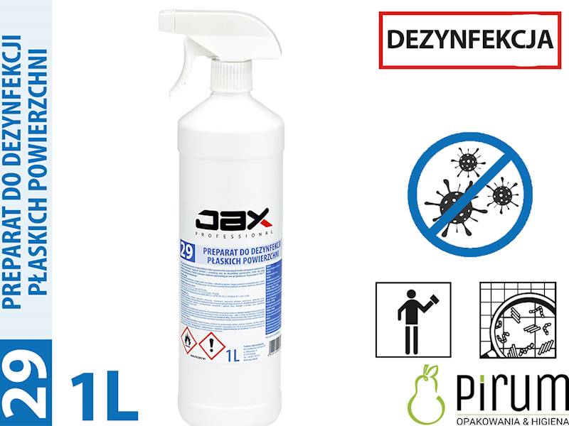 JAX 29" 1L DEZYNFEKCJA Płaskich Powierzchni