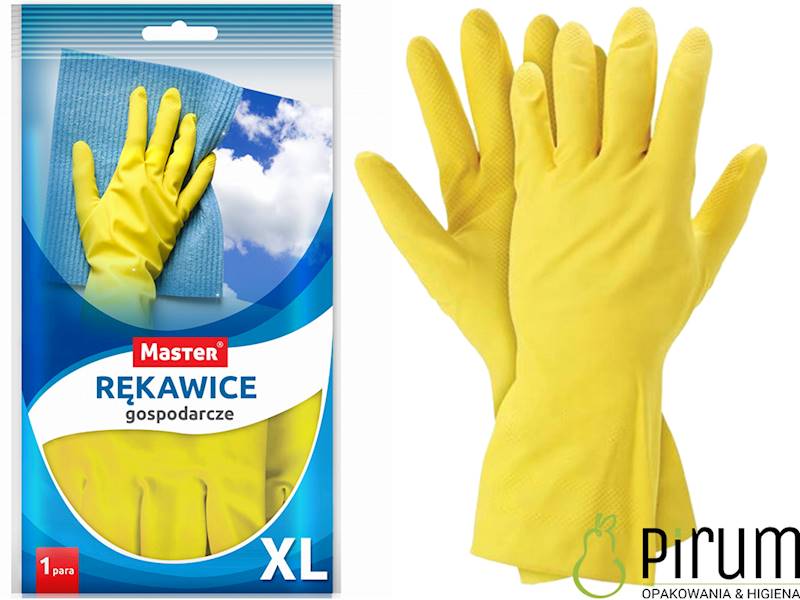 Master Rękawice XL Żółte Gospodarcze S439 1 para