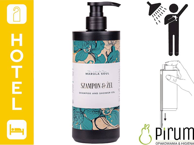 Marula Line 400ml INVISIBLE Shampoo& Shower Czarny