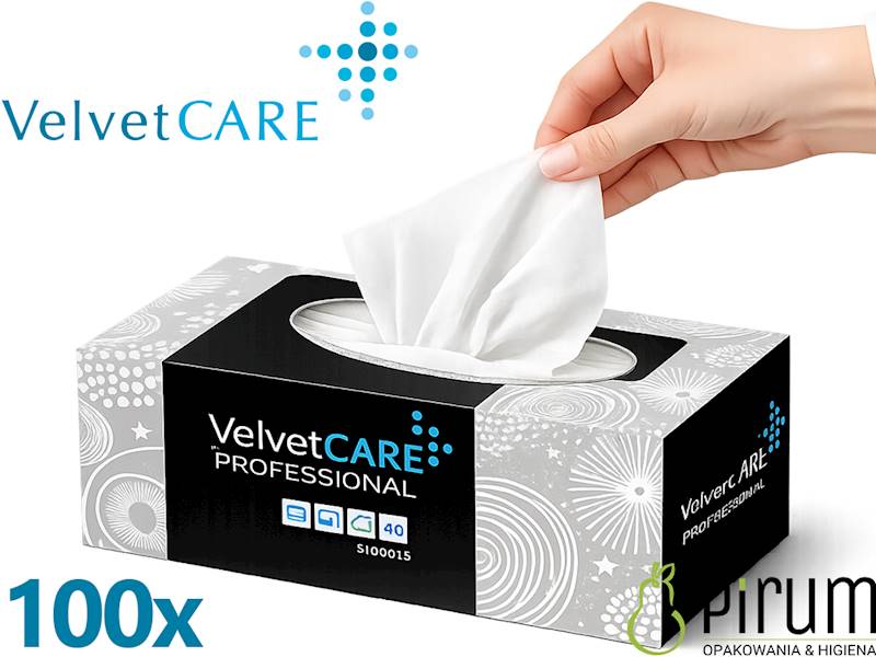 Chusteczki BOX VELVET 2w Professional 100szt 