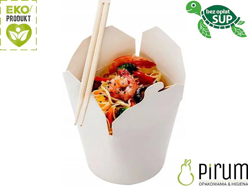 Food Box 750ml PAP BIAŁY 30001 Love Nature 50x