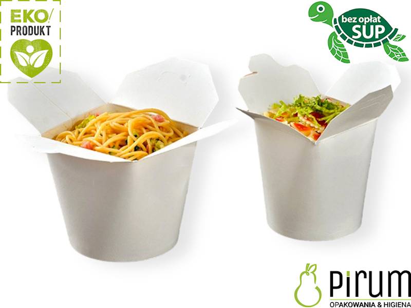 Food Box 500ml PAP BIAŁY 30018 Love Nature 50x