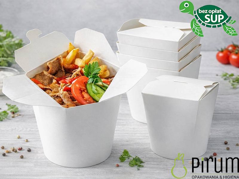 Food Box 500ml PAP BIAŁY 30018 Love Nature 50x