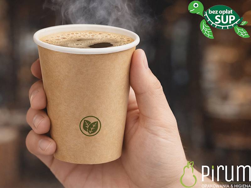 Kubek 250ml PAP KRAFT 80mm 88976 Love Nature 50x